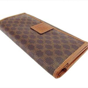 CELINE Bifold Wallet Brown Women Authentic secondhand